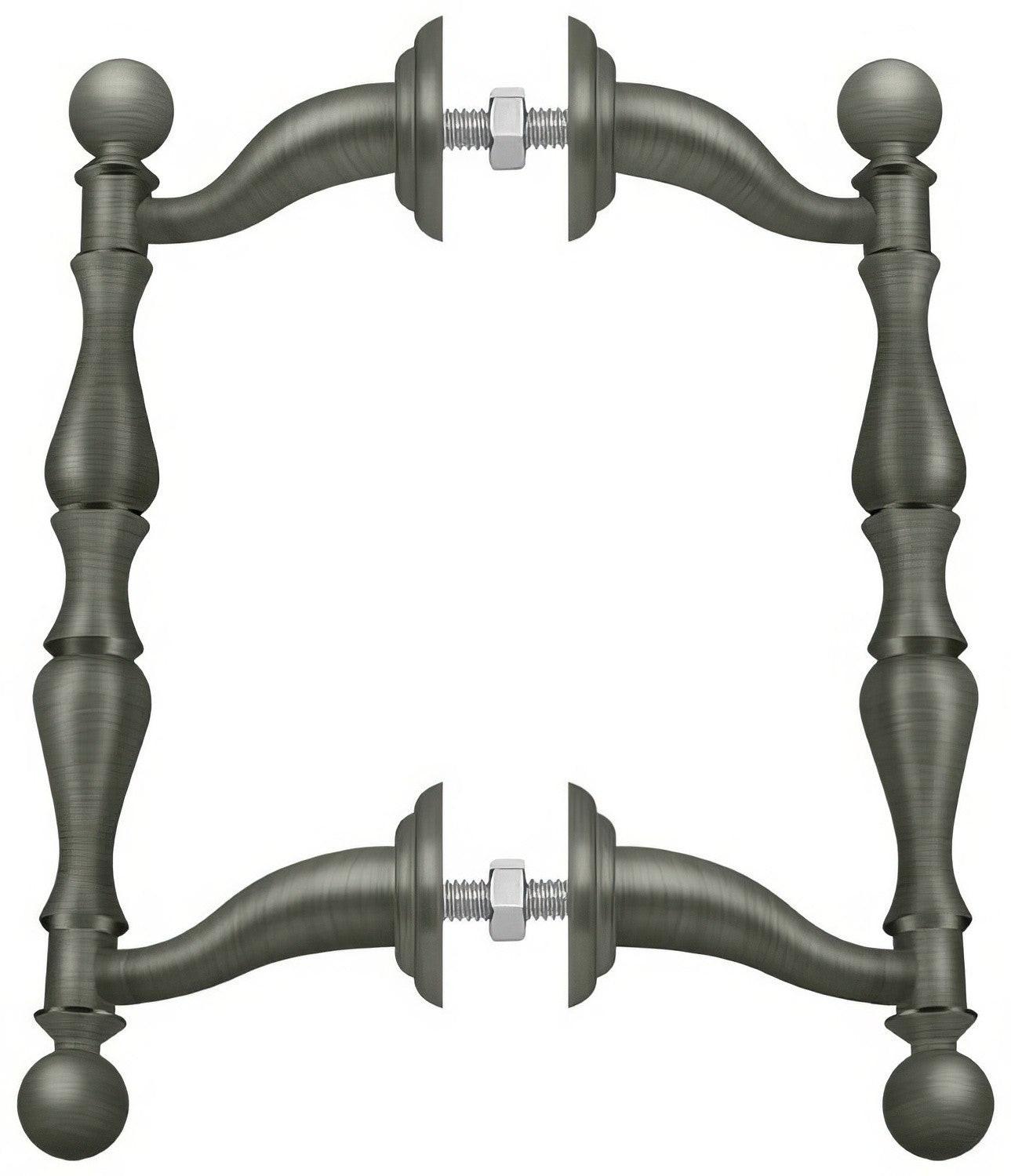 Deltana OHP620 6-3/16" Offset Back to Back Handle Pull with 4-3/16" Centers