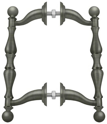 Deltana OHP620 6-3/16" Offset Back to Back Handle Pull with 4-3/16" Centers