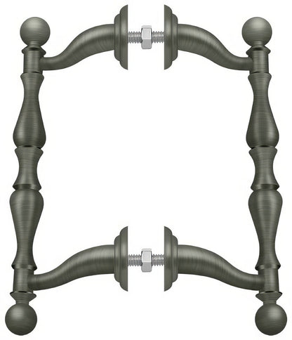 Deltana OHP620 6-3/16" Offset Back to Back Handle Pull with 4-3/16" Centers
