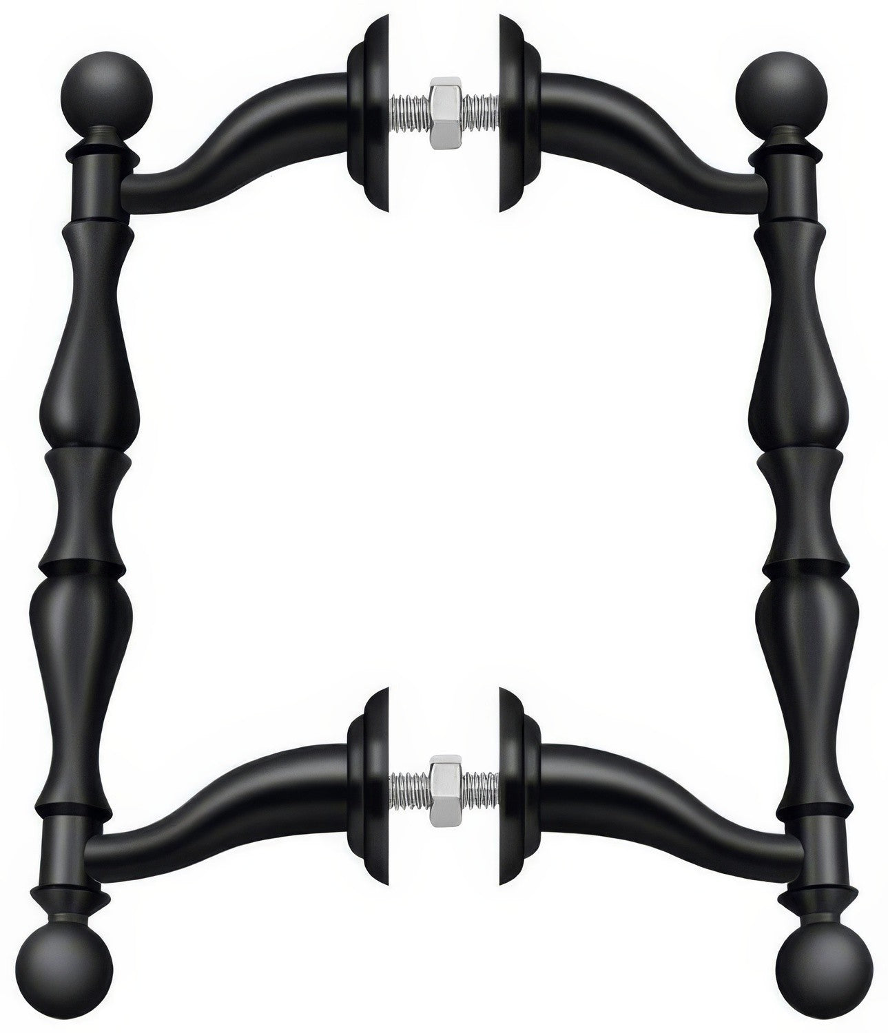 Deltana OHP620 6-3/16" Offset Back to Back Handle Pull with 4-3/16" Centers