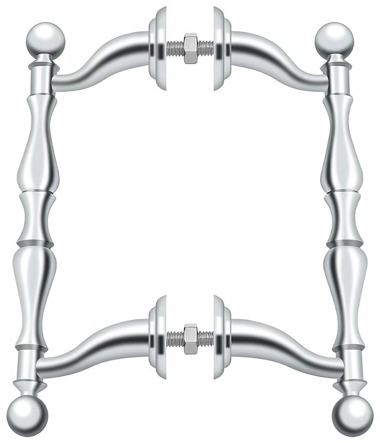 Deltana OHP620 6-3/16" Offset Back to Back Handle Pull with 4-3/16" Centers