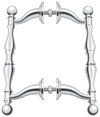 Deltana OHP620 6-3/16" Offset Back to Back Handle Pull with 4-3/16" Centers