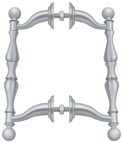 Deltana OHP620 6-3/16" Offset Back to Back Handle Pull with 4-3/16" Centers
