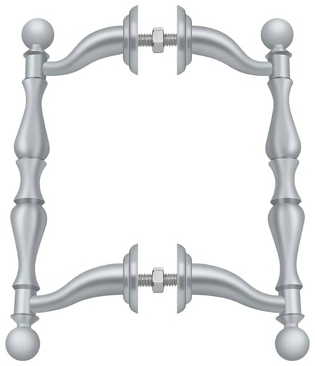 Deltana OHP620 6-3/16" Offset Back to Back Handle Pull with 4-3/16" Centers