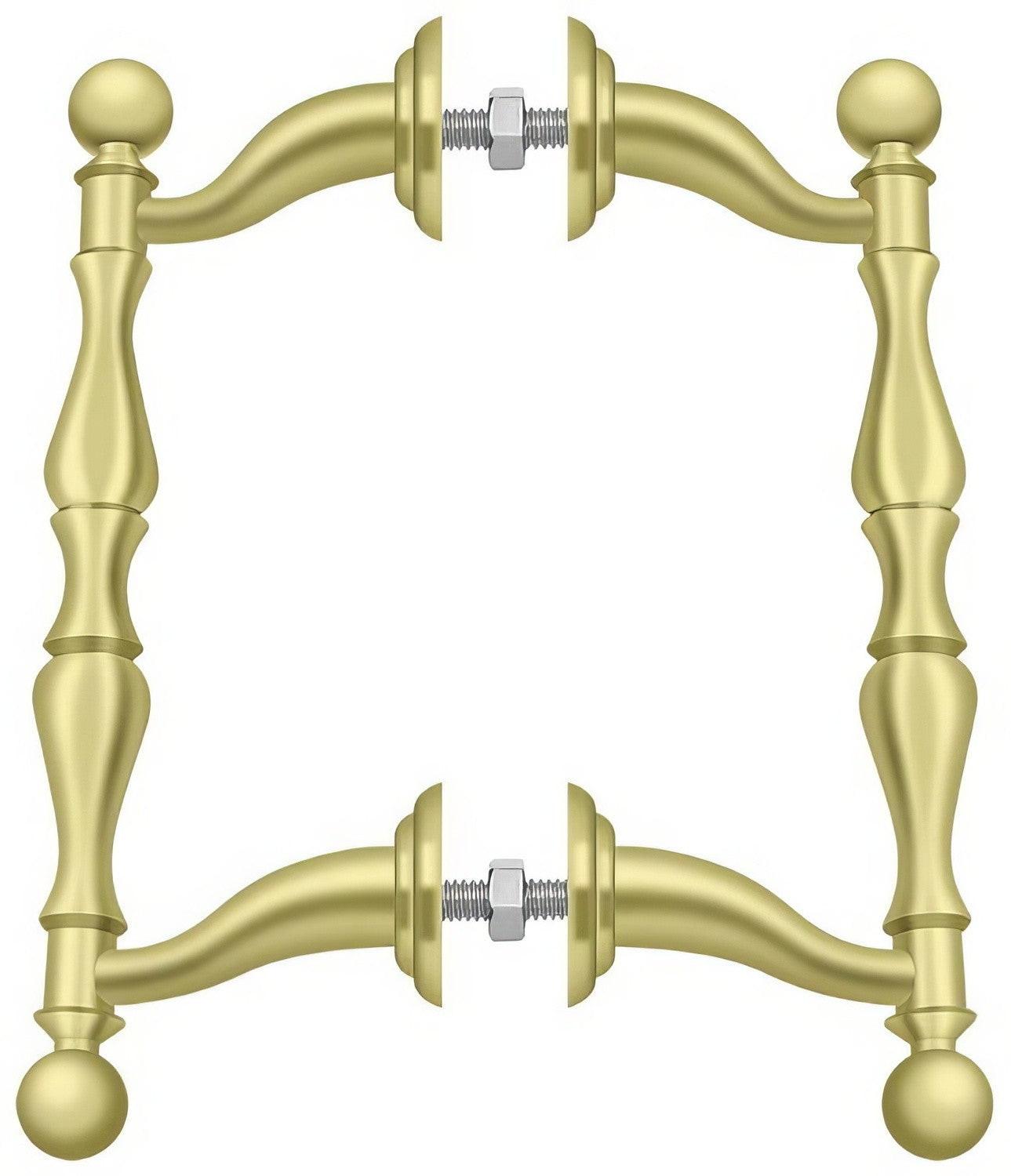 Deltana OHP620 6-3/16" Offset Back to Back Handle Pull with 4-3/16" Centers