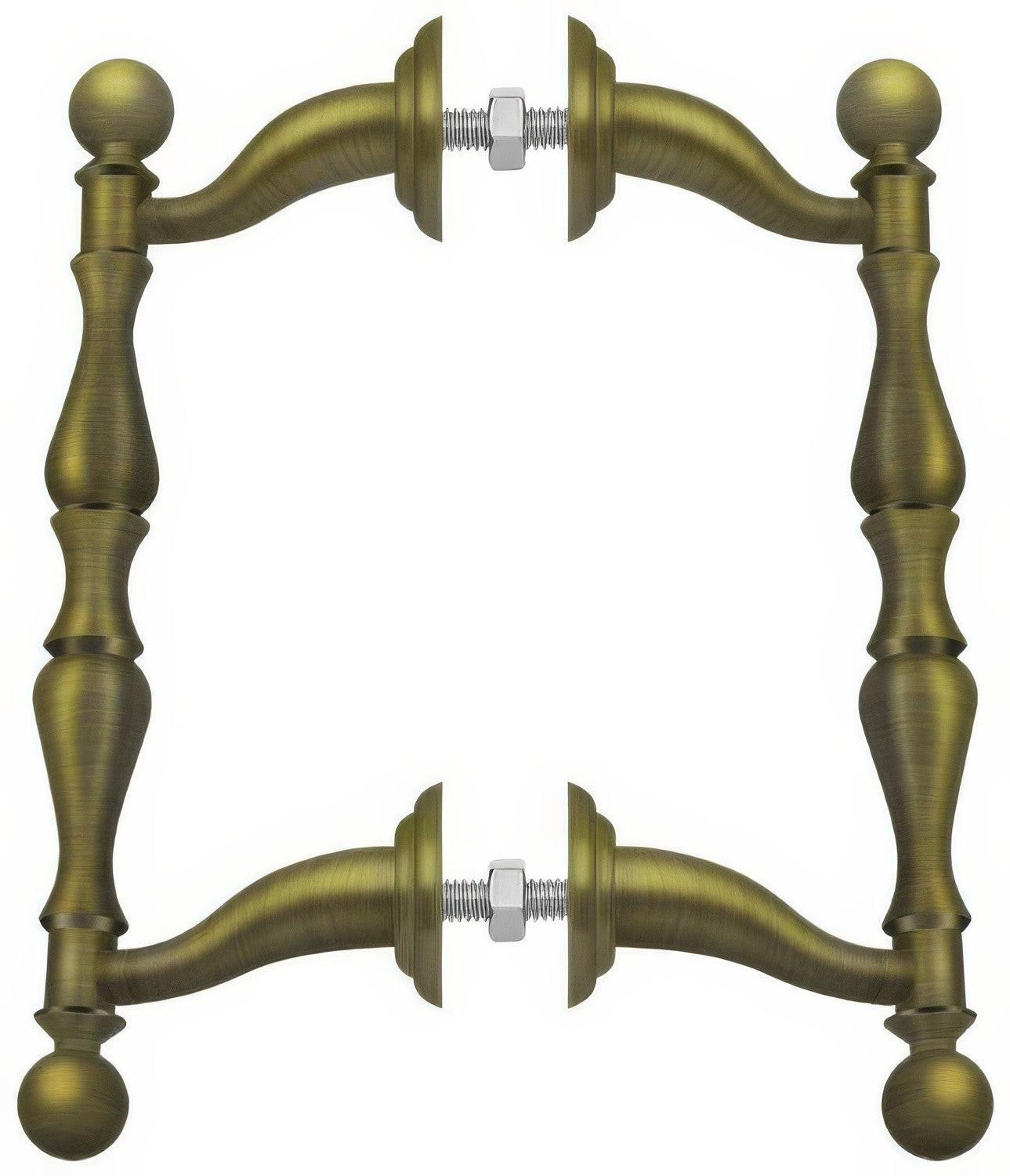 Deltana OHP620 6-3/16" Offset Back to Back Handle Pull with 4-3/16" Centers