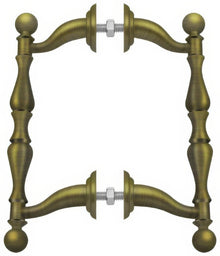 Deltana OHP620 6-3/16" Offset Back to Back Handle Pull with 4-3/16" Centers