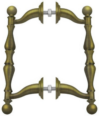 Deltana OHP620 6-3/16" Offset Back to Back Handle Pull with 4-3/16" Centers