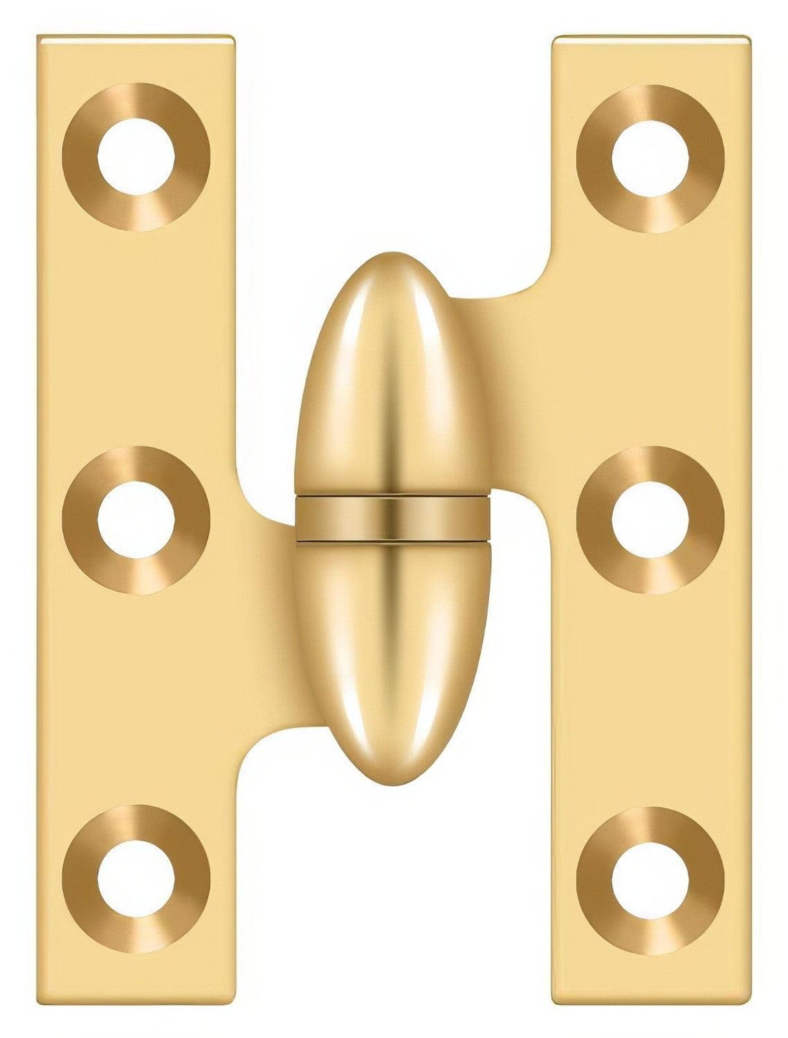 Deltana OK2015-L 2" x 1-1/2" Left Hand Olive Knuckle Hinge