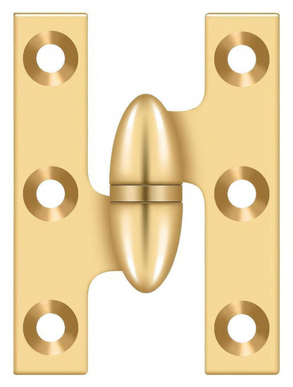 Deltana OK2015-L 2" x 1-1/2" Left Hand Olive Knuckle Hinge