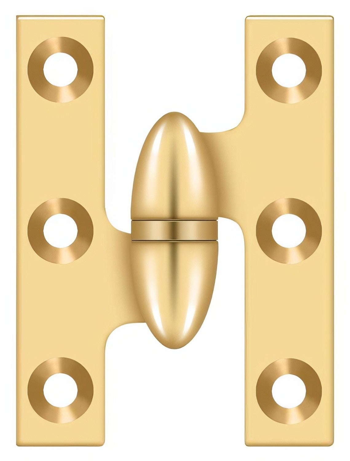 Deltana OK2015-L 2" x 1-1/2" Left Hand Olive Knuckle Hinge.