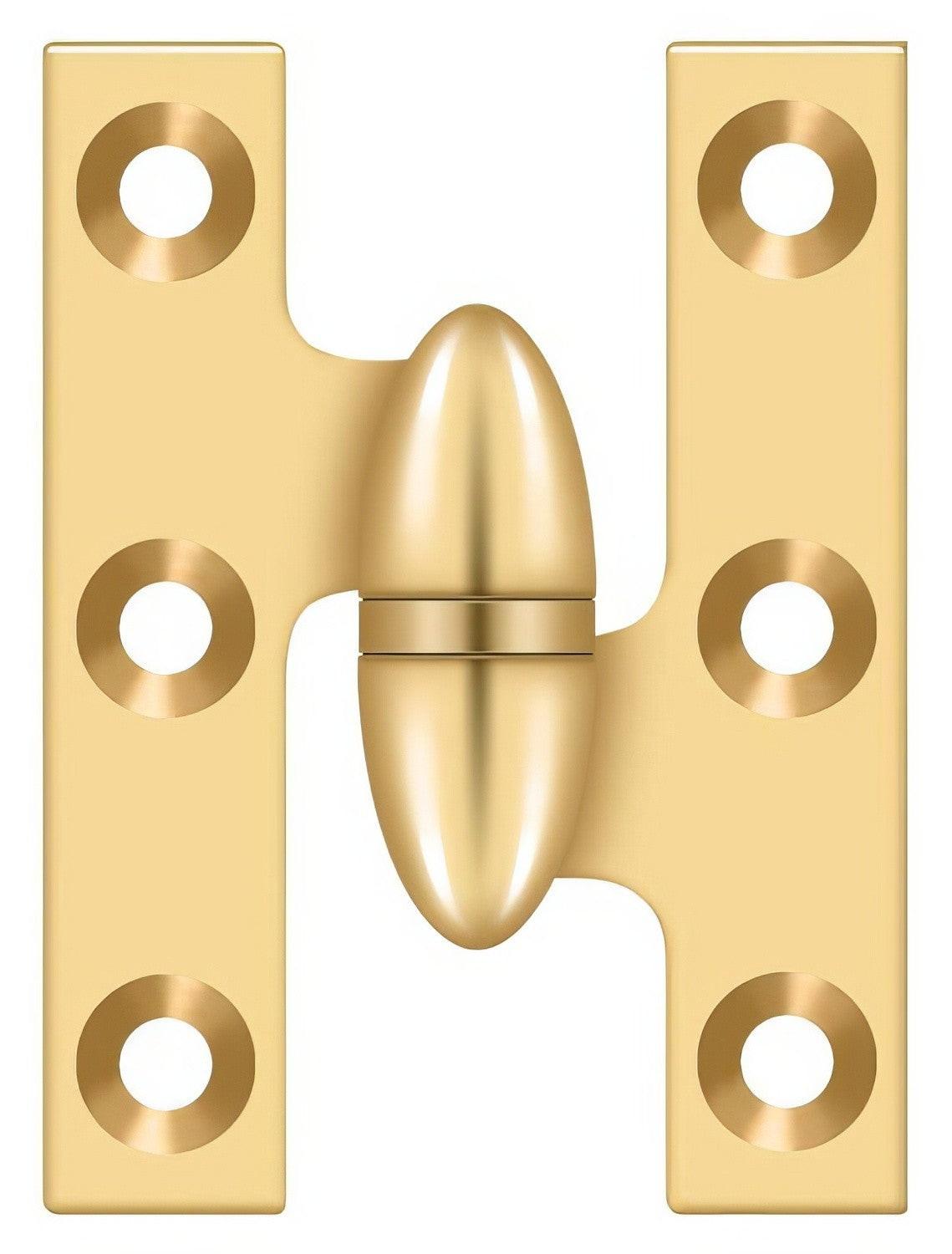 Deltana OK2015-R 2" x 1-1/2" Right Hand Olive Knuckle Hinge