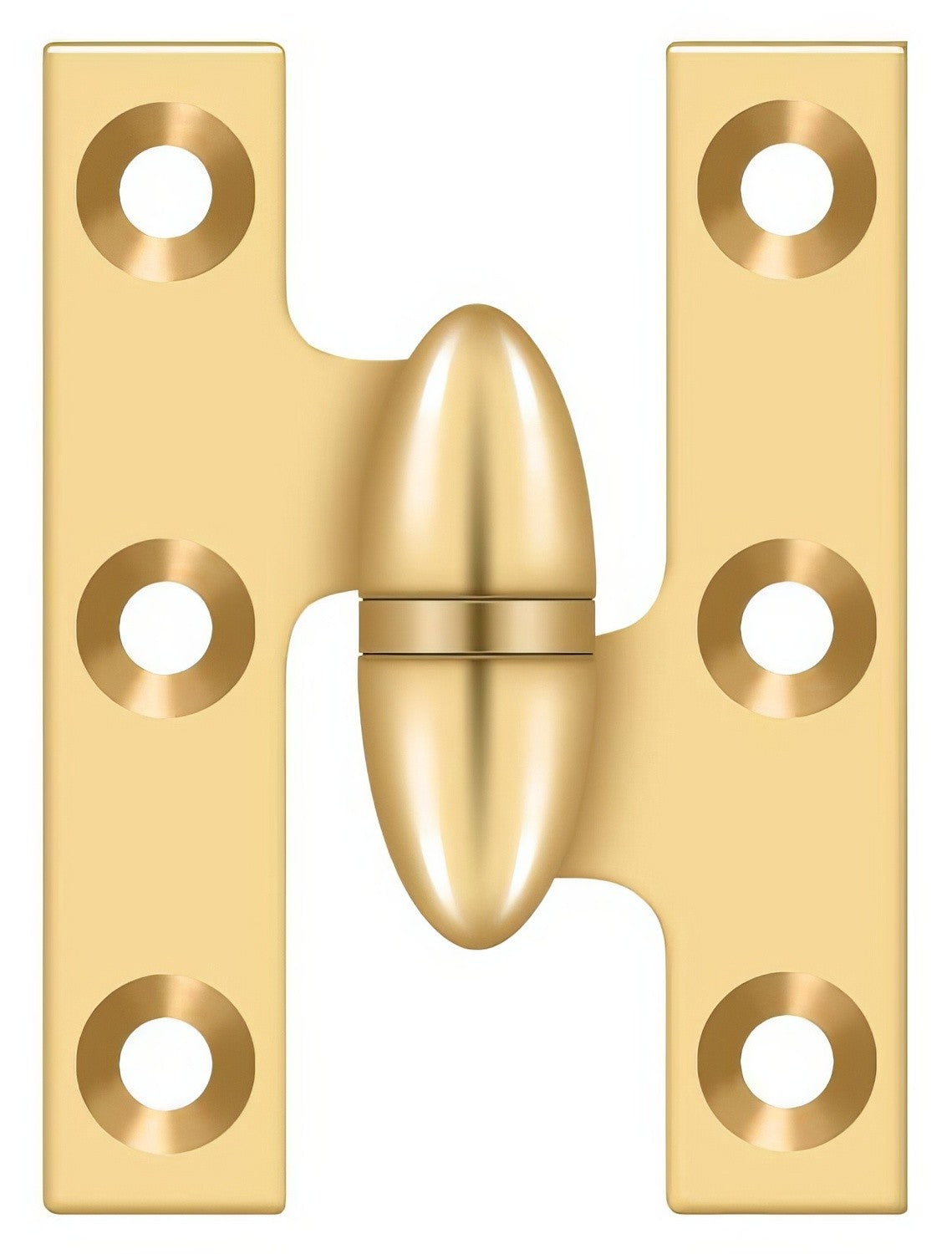 Deltana OK2015-R 2" x 1-1/2" Right Hand Olive Knuckle Hinge.