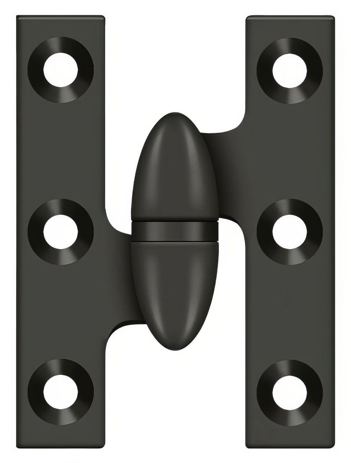 Deltana OK2015-L 2" x 1-1/2" Left Hand Olive Knuckle Hinge.