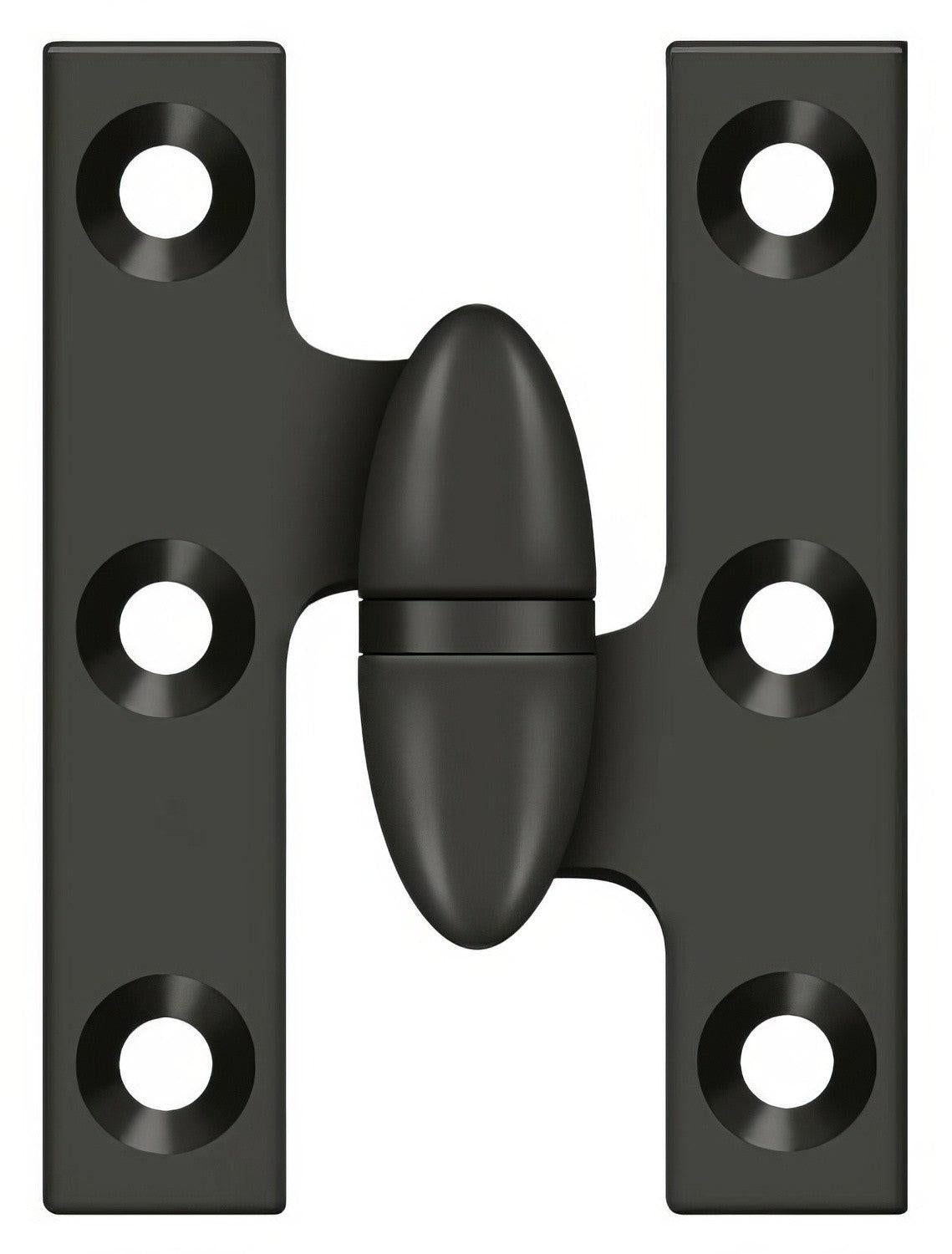 Deltana OK2015-R 2" x 1-1/2" Right Hand Olive Knuckle Hinge