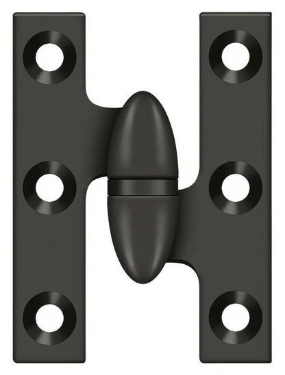 Deltana OK2015-R 2" x 1-1/2" Right Hand Olive Knuckle Hinge