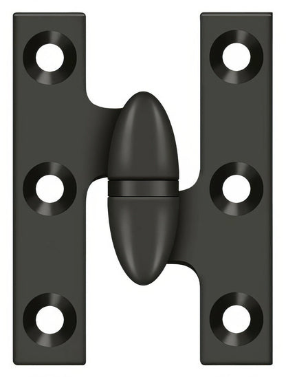 Deltana OK2015-R 2" x 1-1/2" Right Hand Olive Knuckle Hinge.