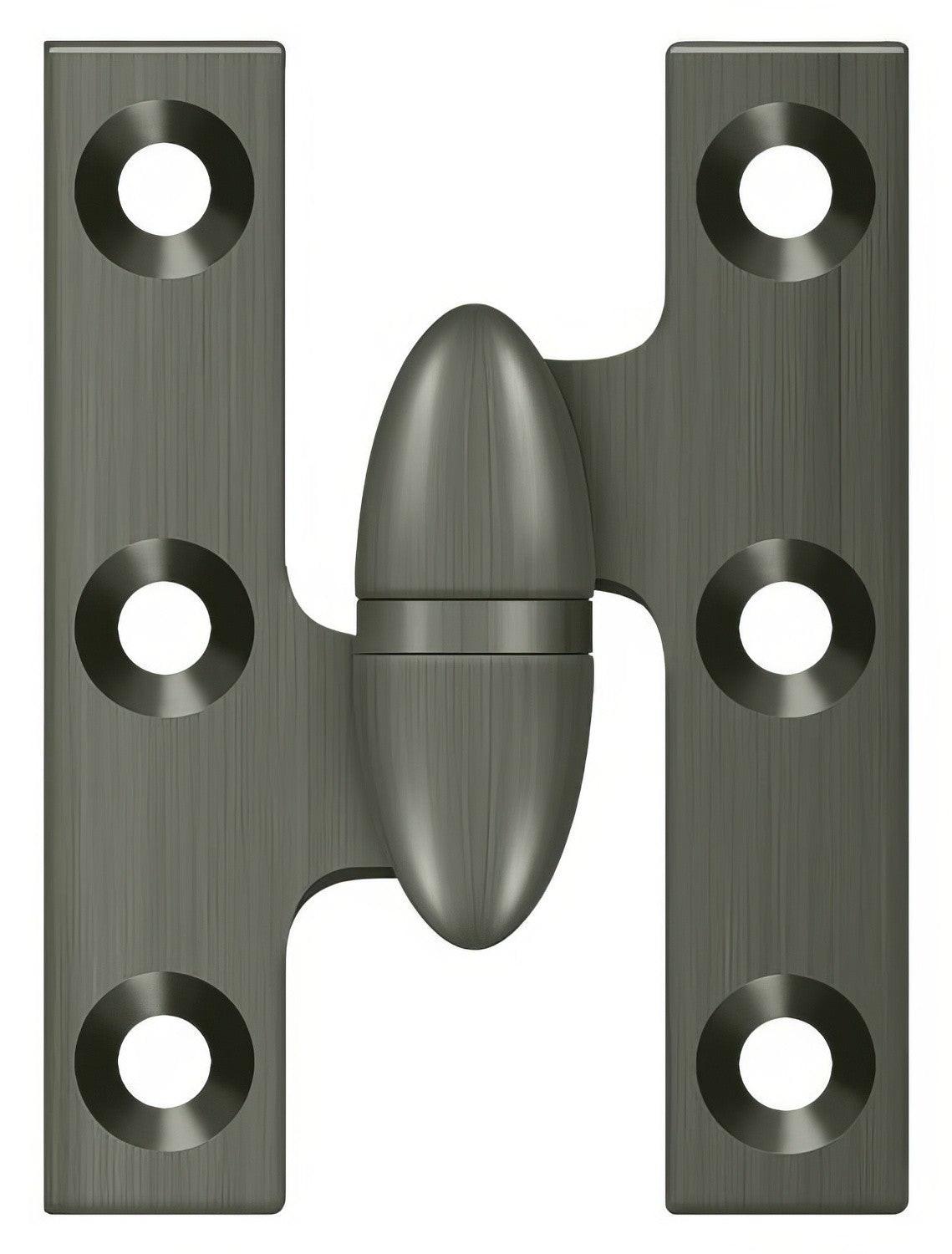 Deltana OK2015-L 2" x 1-1/2" Left Hand Olive Knuckle Hinge