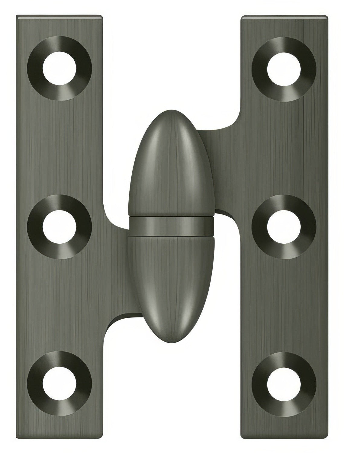 Deltana OK2015-L 2" x 1-1/2" Left Hand Olive Knuckle Hinge.