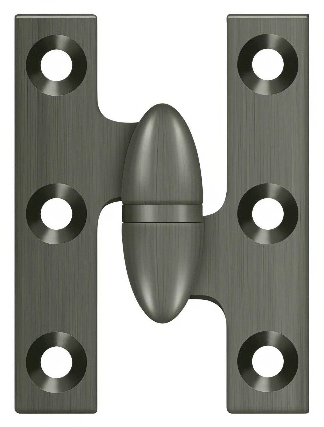 Deltana OK2015-R 2" x 1-1/2" Right Hand Olive Knuckle Hinge