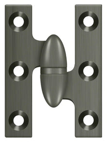Deltana OK2015-R 2" x 1-1/2" Right Hand Olive Knuckle Hinge