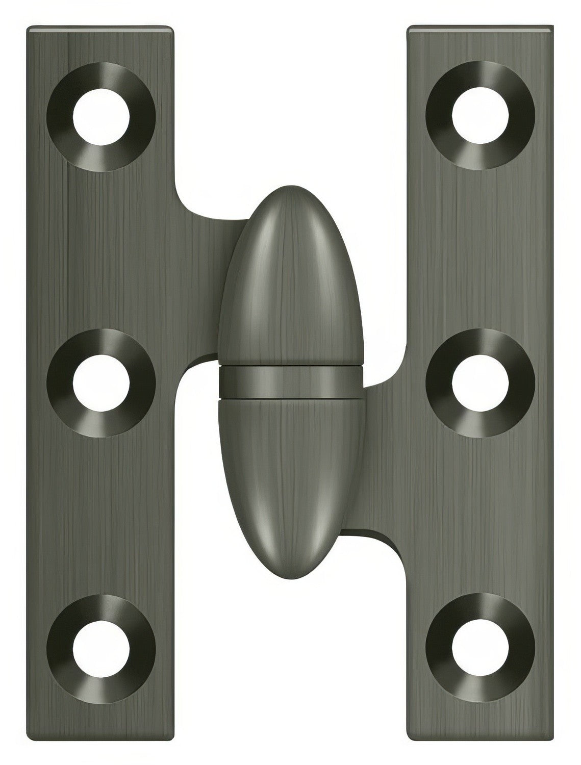 Deltana OK2015-R 2" x 1-1/2" Right Hand Olive Knuckle Hinge.