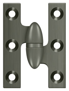 Deltana OK2015-R 2" x 1-1/2" Right Hand Olive Knuckle Hinge.