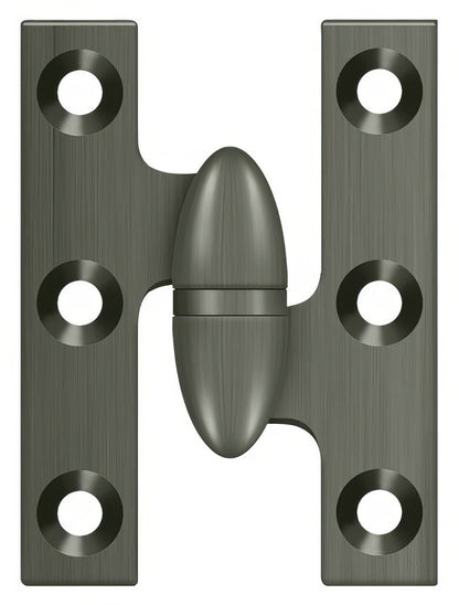 Deltana OK2015-R 2" x 1-1/2" Right Hand Olive Knuckle Hinge.