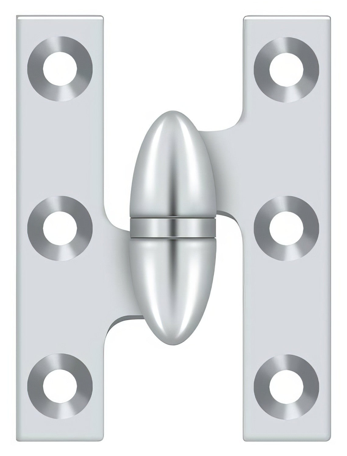 Deltana OK2015-L 2" x 1-1/2" Left Hand Olive Knuckle Hinge.