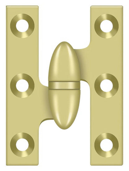 Deltana OK2015-L 2" x 1-1/2" Left Hand Olive Knuckle Hinge