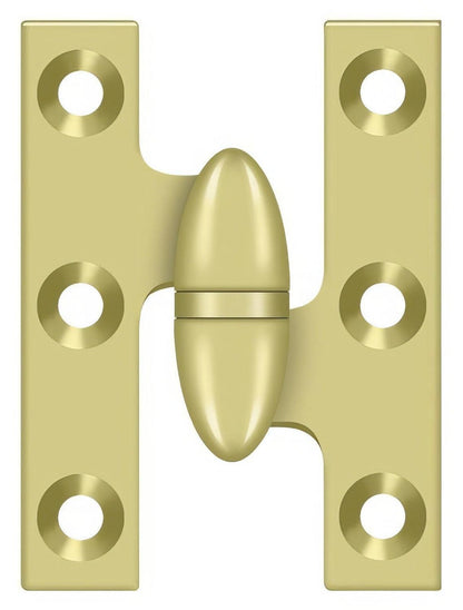 Deltana OK2015-R 2" x 1-1/2" Right Hand Olive Knuckle Hinge