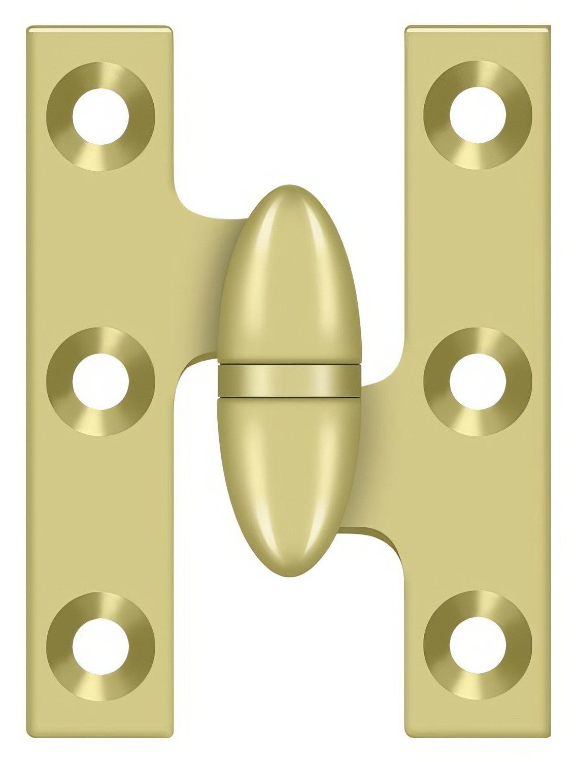 Deltana OK2015-R 2" x 1-1/2" Right Hand Olive Knuckle Hinge.