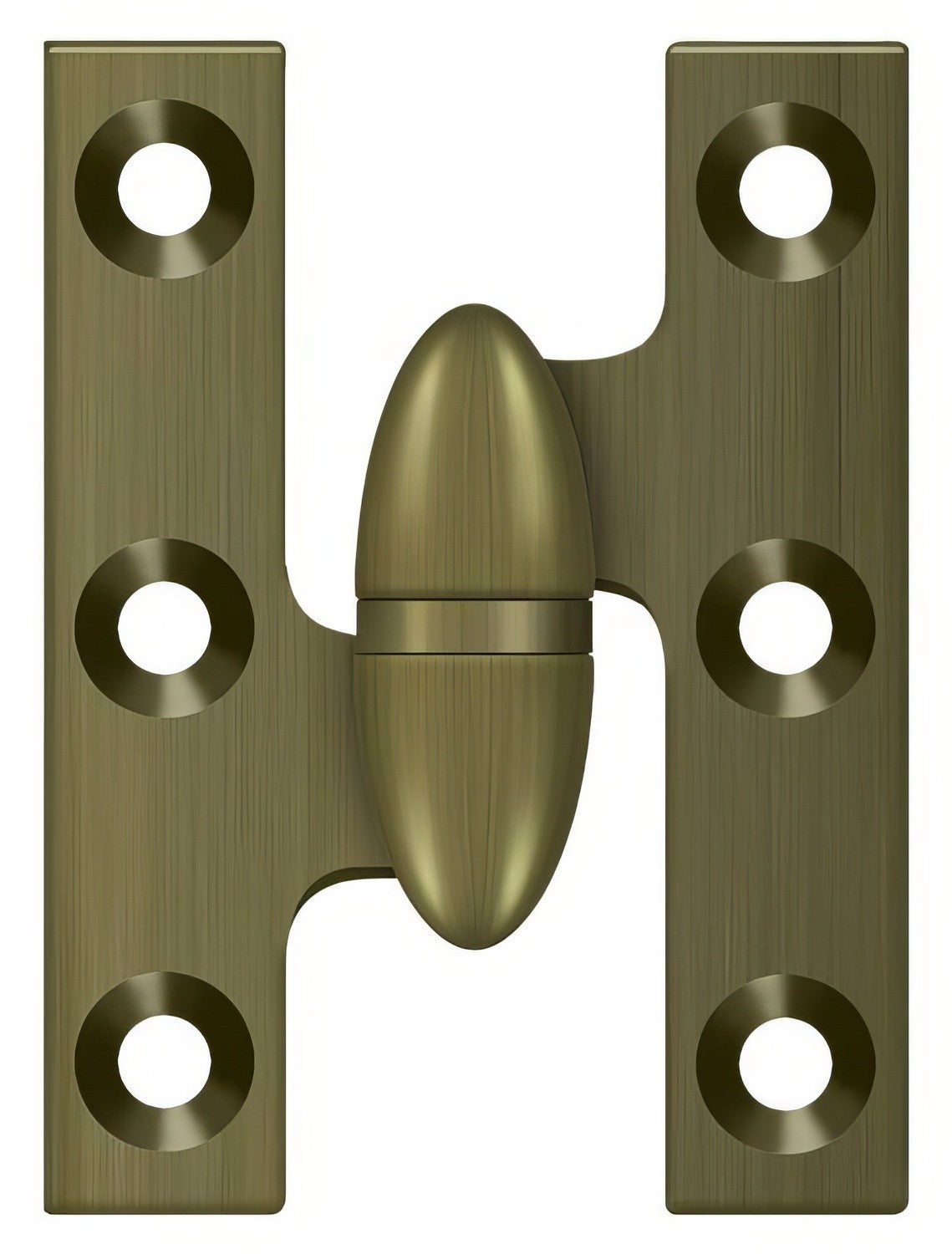 Deltana OK2015-L 2" x 1-1/2" Left Hand Olive Knuckle Hinge.