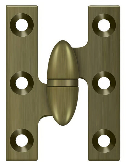 Deltana OK2015-L 2" x 1-1/2" Left Hand Olive Knuckle Hinge.