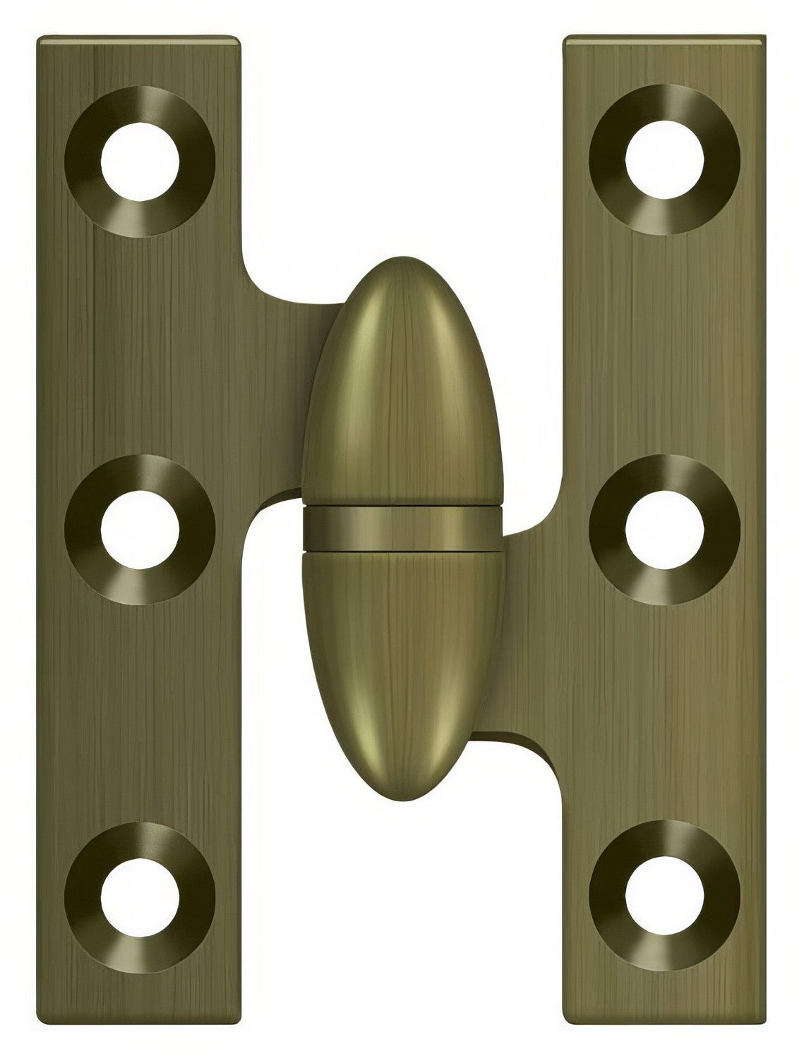 Deltana OK2015-R 2" x 1-1/2" Right Hand Olive Knuckle Hinge.
