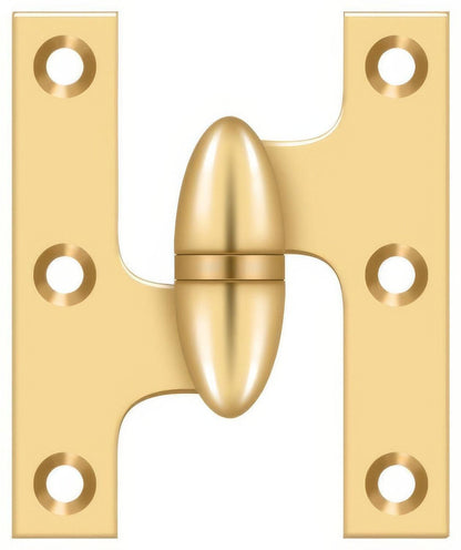 Deltana OK2520-L 2-1/2" x 2" Left Hand Olive Knuckle Hinge