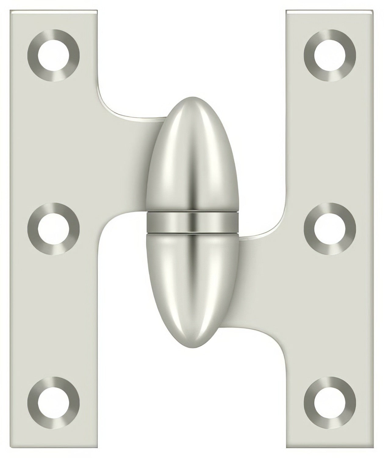 Deltana OK2520-R 2-1/2" x 2" Right Hand Olive Knuckle Hinge.
