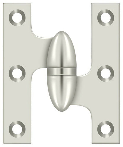 Deltana OK2520-R 2-1/2" x 2" Right Hand Olive Knuckle Hinge.