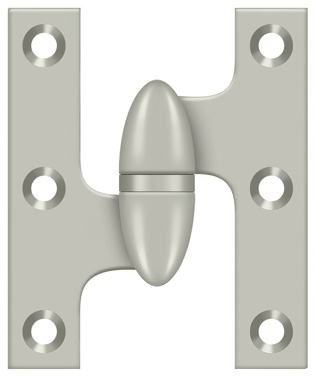 Deltana OK2520-L 2-1/2" x 2" Left Hand Olive Knuckle Hinge.