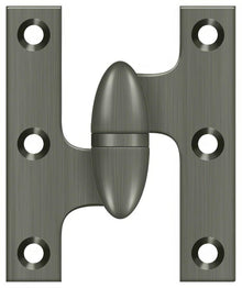 Deltana OK2520-L 2-1/2" x 2" Left Hand Olive Knuckle Hinge