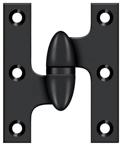 Deltana OK2520-L 2-1/2" x 2" Left Hand Olive Knuckle Hinge