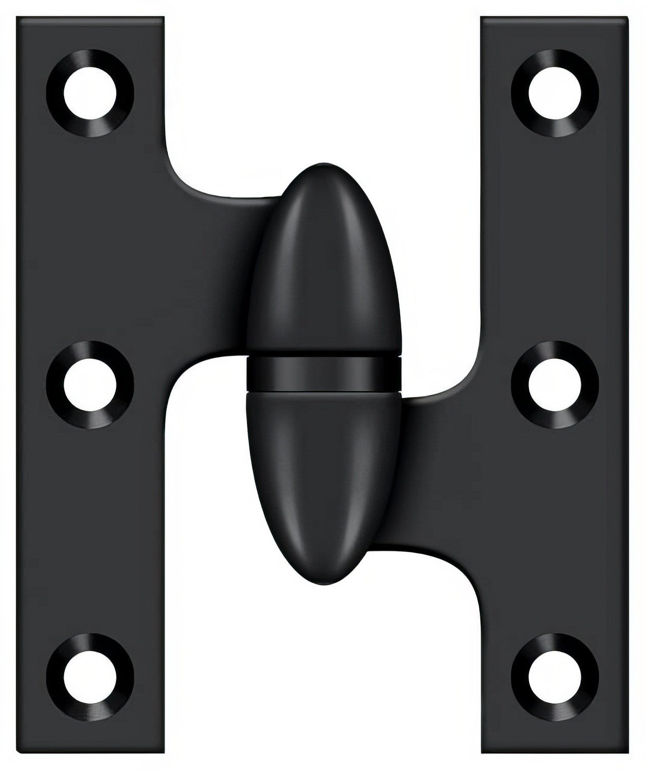 Deltana OK2520-R 2-1/2" x 2" Right Hand Olive Knuckle Hinge.