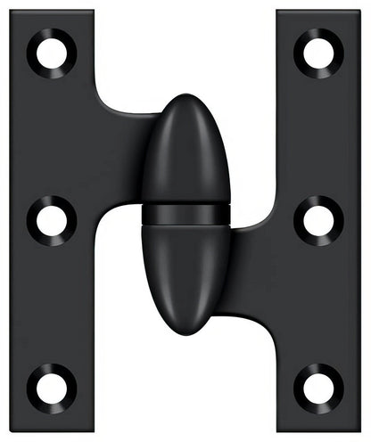 Deltana OK2520-R 2-1/2" x 2" Right Hand Olive Knuckle Hinge.