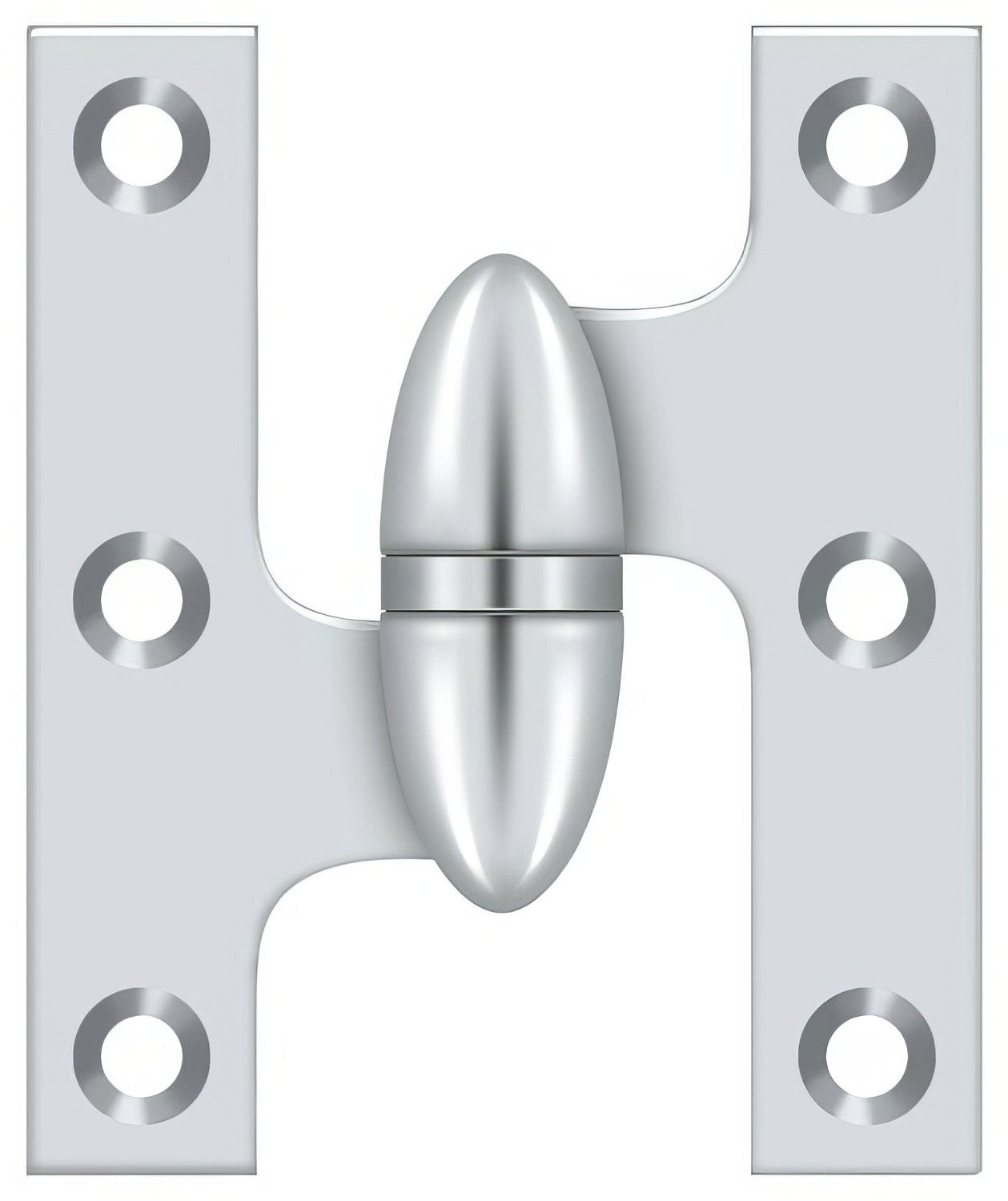 Deltana OK2520-L 2-1/2" x 2" Left Hand Olive Knuckle Hinge.