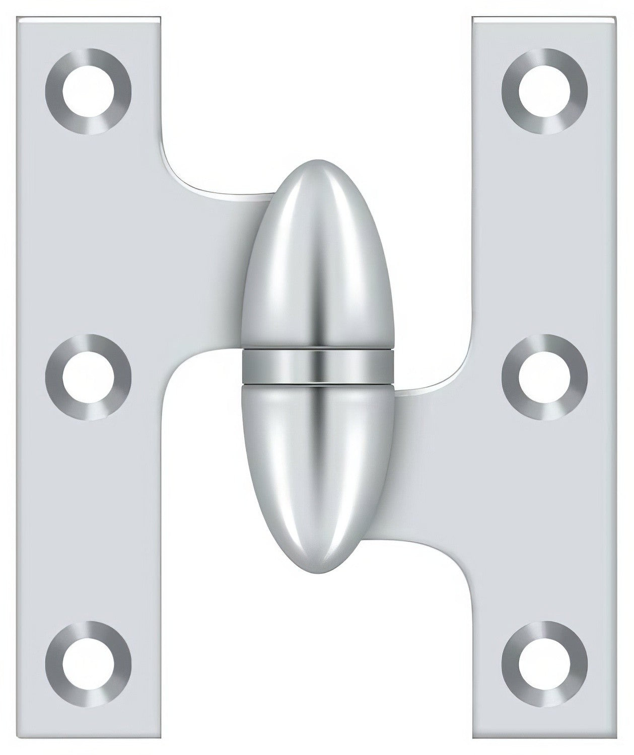 Deltana OK2520-R 2-1/2" x 2" Right Hand Olive Knuckle Hinge.