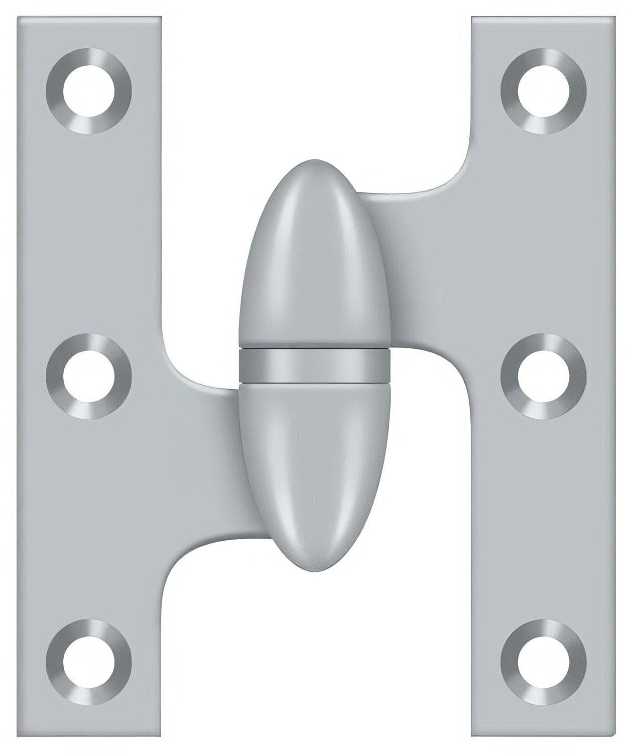 Deltana OK2520-L 2-1/2" x 2" Left Hand Olive Knuckle Hinge