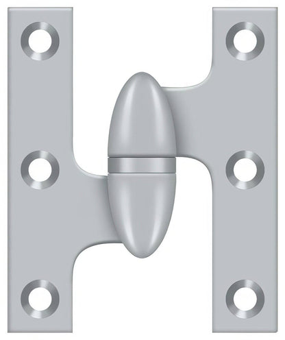 Deltana OK2520-L 2-1/2" x 2" Left Hand Olive Knuckle Hinge