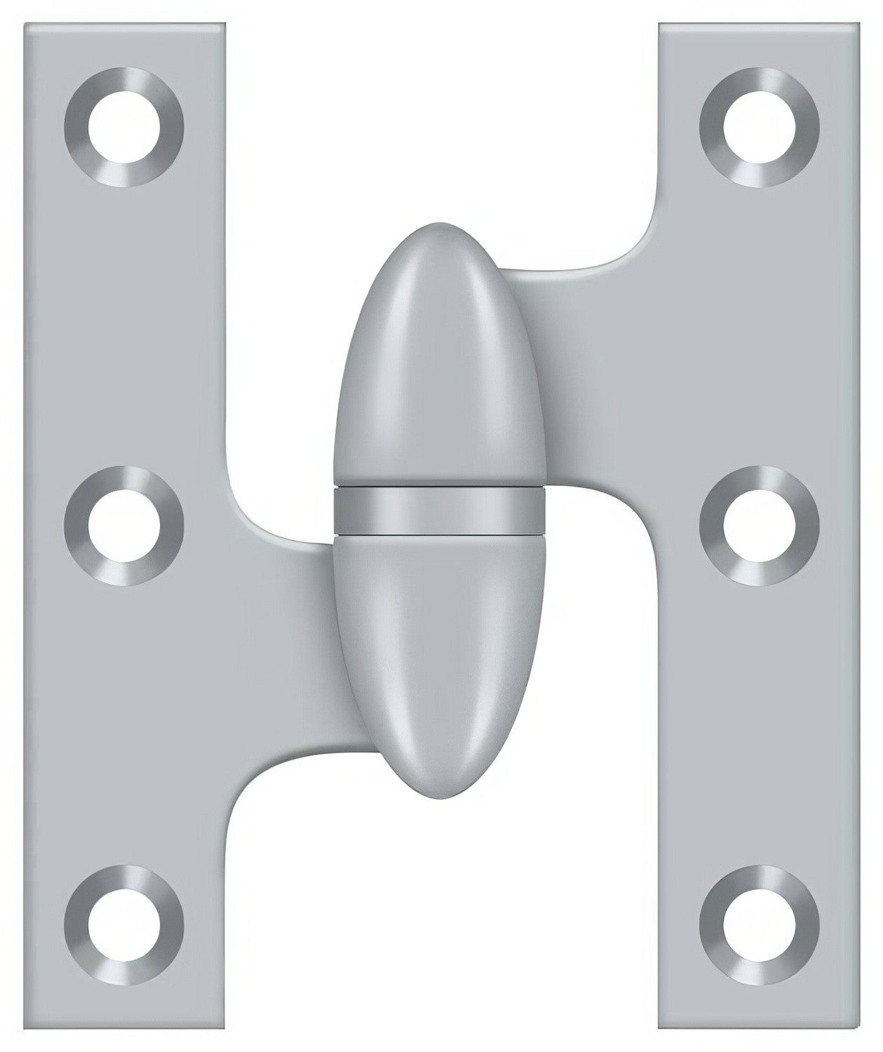 Deltana OK2520-L 2-1/2" x 2" Left Hand Olive Knuckle Hinge.