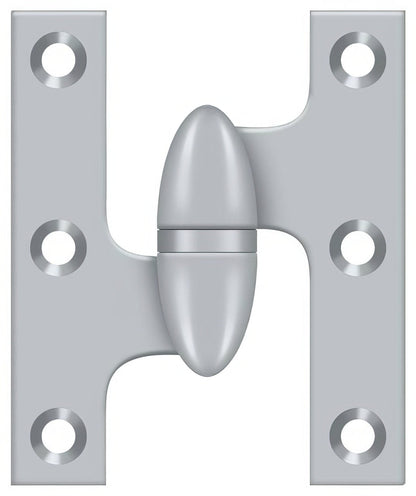 Deltana OK2520-L 2-1/2" x 2" Left Hand Olive Knuckle Hinge.