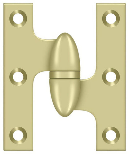 Deltana OK2520-R 2-1/2" x 2" Right Hand Olive Knuckle Hinge